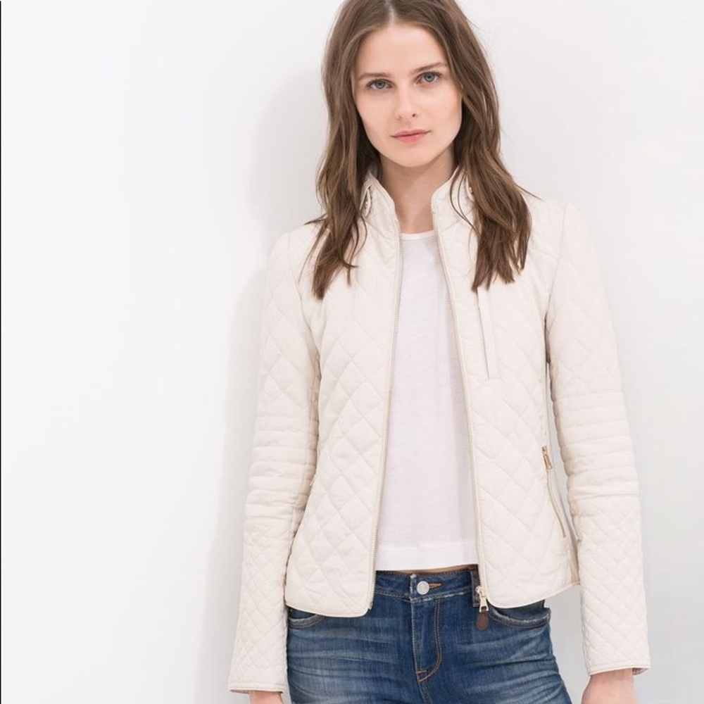 Zara quilted jacket XS